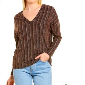 LN Chaser Rose Gold/ Black Metallic Top S